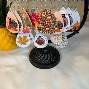 THANKSGIVING SINGLE  PAIR EARRINGS  EACH